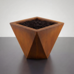HEFESTO Vortex Corten záhradný kvetináč