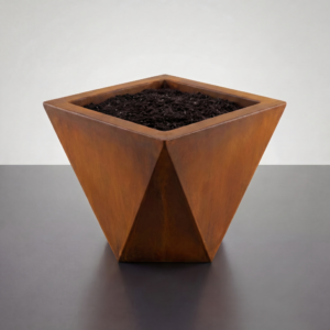HEFESTO Vortex Corten záhradný kvetináč
